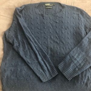 Ralph Lauren silk kable  knit sweater XXL